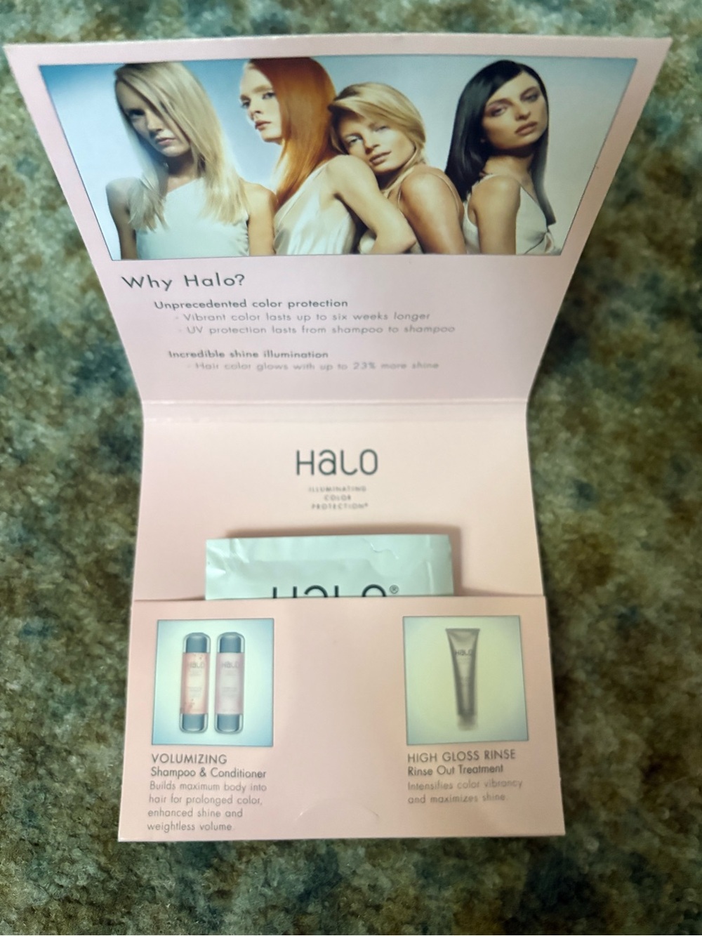 Discontinued And Rare 2005 Graham Webb Halo Volumizing ,Illuminating Sample Pack